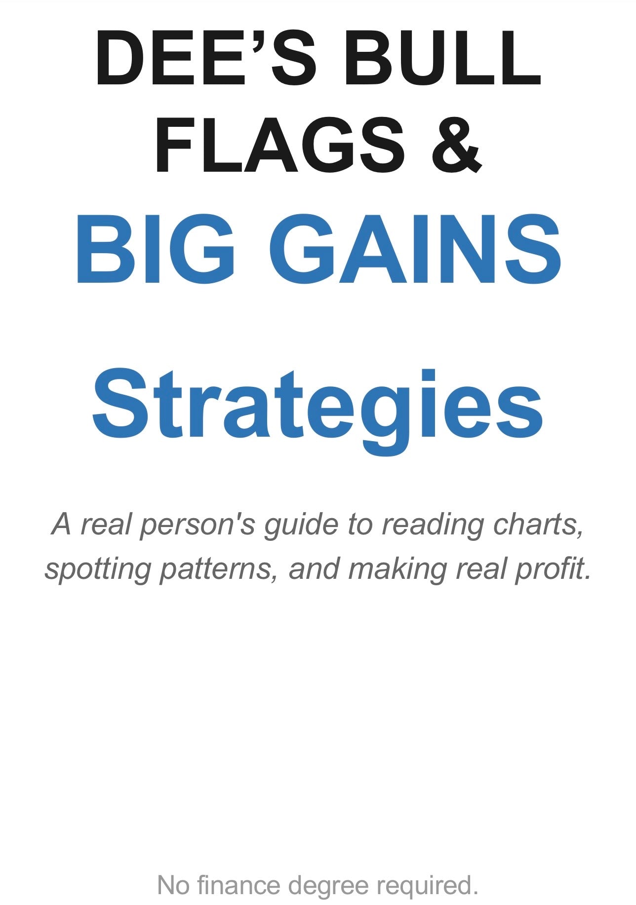 Dee strategy book