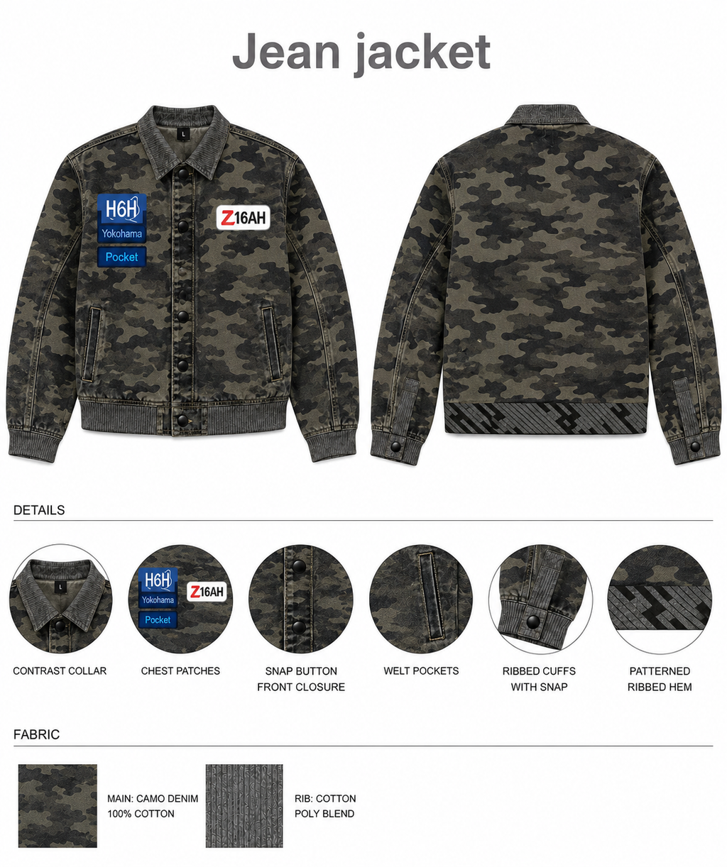 Hustle Ha6its Jean Jacket