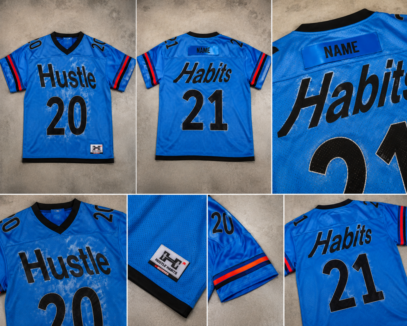 Hustle Ha6its Jerseys