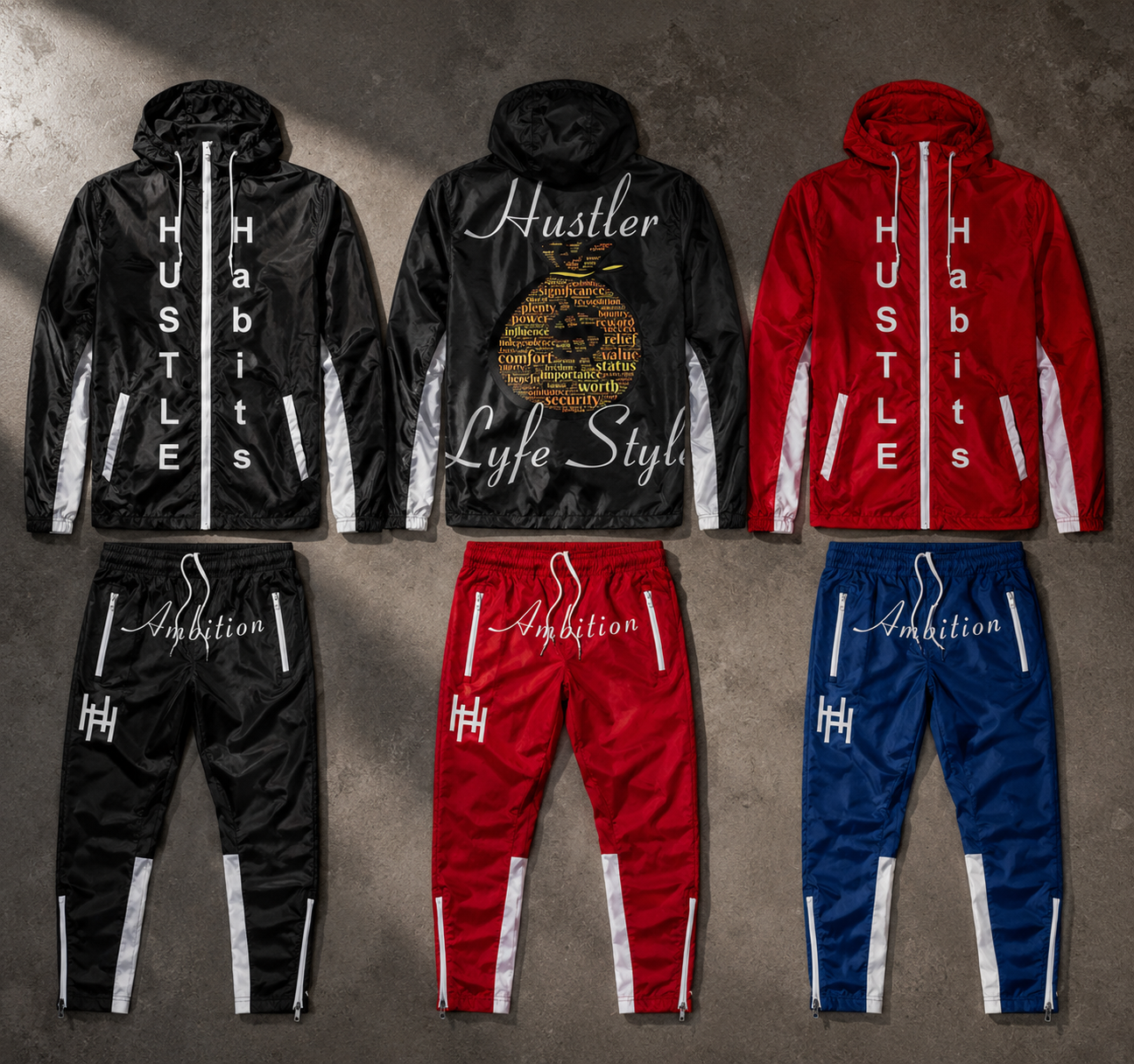 Hustle Ha6its Windbreakers