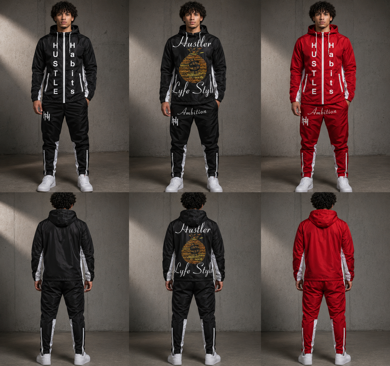 Hustle Ha6its Windbreakers
