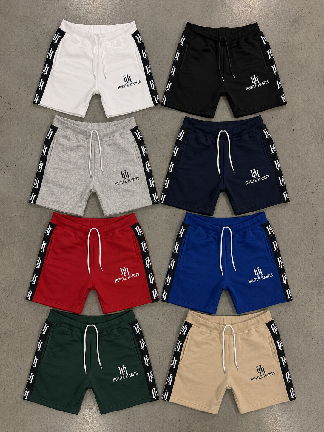 Hustle Ha6its Cotton Shorts